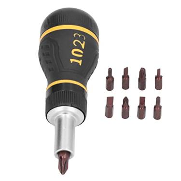 Imagem de Chave de Fenda 9pcs Ratcheting, Cabeça Magnética 3 Configuração de Catraca Com Kit de Conjunto de Ferramentas de Bits para Necessidades de Trabalho