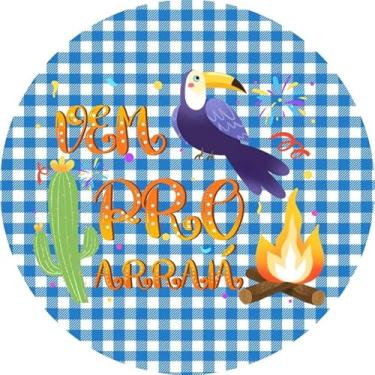 Imagem de Painel Redondo Veste Facil C/Elastico 1,50m Festa Junina (FJN029)