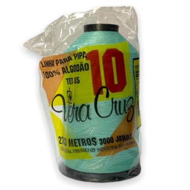 Imagem de Linha Para Pipas CCfios Vera Cruz Fio 10 de 3000 Jardas 100% Algodão Tex 85 (Verde)