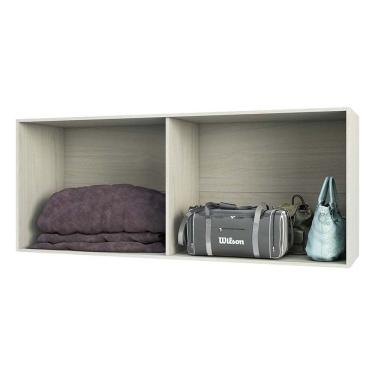 Imagem de Maleiro Closet Ponte Queen 165cm Prime Legno Crema