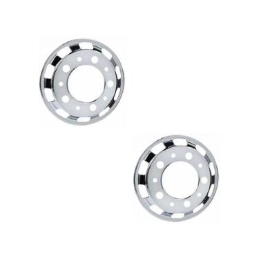 Imagem de Calota Dianteira Ford Cargo Rodoar Speedline Aro 22,5 Par - Bepo