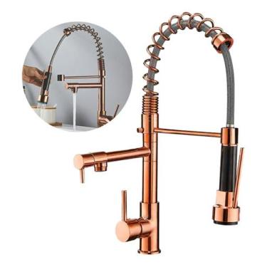 Imagem de Torneira Gourmet De Cozinha Rose Pia Monocomando Inox 304 - Revomax, T
