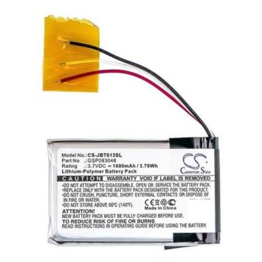 Imagem de Bateria Compativel Com  CAIXA DE SOM Trip Cs-jbt613sl 3.7v/1000mah - b