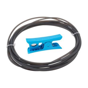 Imagem de DiGiYes Tubo de PTFE 2,5 mm ID × 4 mm OD 5 m de comprimento com cortador de tubo adequado para Bambu Lab A1 Mini/A1/P1P/P1S/X1C/AMS/P1/X1 Series, adequado para Creality K1/K1 Max/Ender 3 V3, filamento