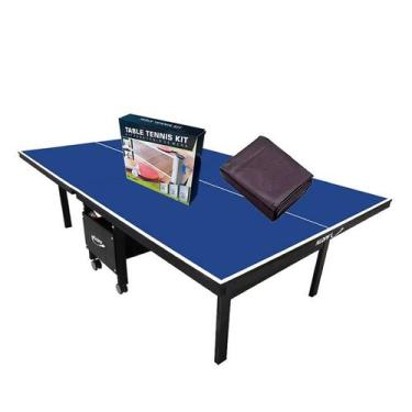 Imagem de MESA DE PING PONG MDF 18mm 1084 KLOPF + Kit Completo 5091 + Capa