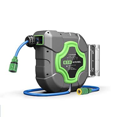 Imagem de Chusui Carretel de mangueira telescópico automático para lavagem de carros irrigação jardim suporte de tubo de água montagem na parede tubos de água de alta pressão rolo tambor de água QL