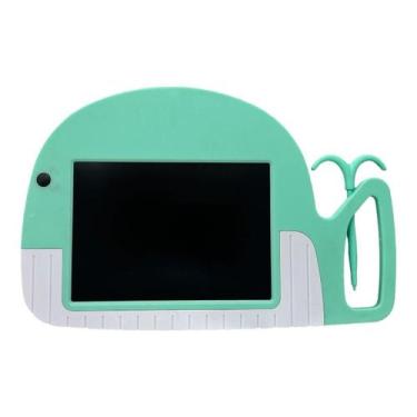 Imagem de Lousa Mágica Com Caneta Divertida Infantil Lcd Baleia Verde - Zein Imp
