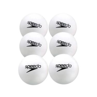 Imagem de KIT 6 Bolas de Tênis de Mesa Speedo, Branco