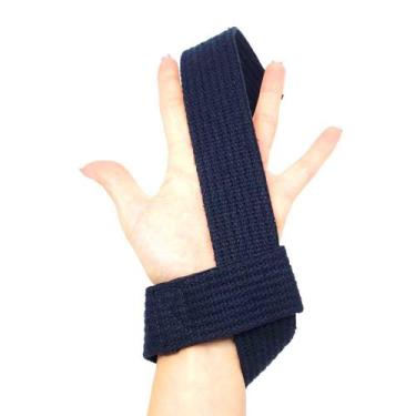 Imagem de Strap tala cross musculação academia treino 100% algodão par - Fonte, 