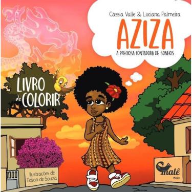Imagem de Aziza: a preciosa contadora de sonhos (LIVRO DE COLORIR)