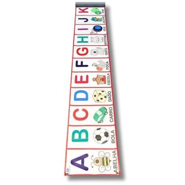 Imagem de Faixa Alfabeto Ilustrado 1 Forma - A de Abelha 4 Metros - Didático e I