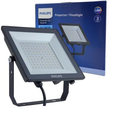 Imagem de Refletor Projetor Led Philips 100w Branco Frio 6500K IP65
