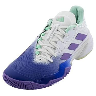 Imagem de adidas Tênis Barricade Feminino, Azul lúcido/violeta Fusion/Pulse Mint, 6.5
