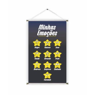 Imagem de Banner pronto Emoções BA 182 medida 45x70 cm arte pronta