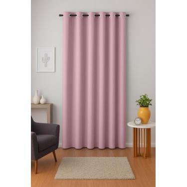 Imagem de Cortina Blackout Corta Luz 1,40 X 2,30 Antimofo Sala Quarto Cozinha Ev