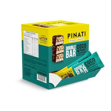 Imagem de PINATI Barra de Castanhas DoubleBar Coco 35g - 32 unidades