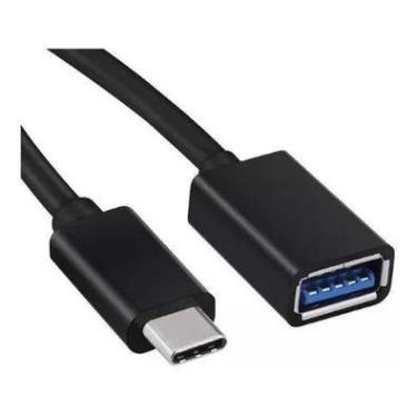 Imagem de Cabo Adaptador Otg USB Tipo C X USB Fêmea