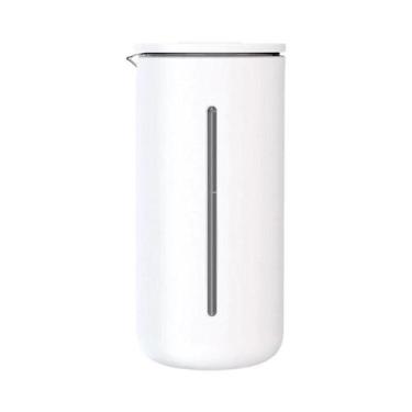 Imagem de Cafeteira French Press 450ml Branco Preto Para Home Office Cozinha Via