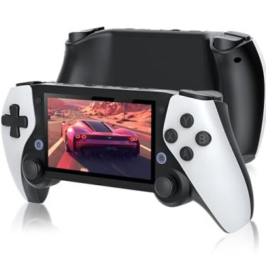 Imagem de SAMIQU M25 Retro Handheld Game Console – 2024 New Retro Game Player with 3000mAh Battery 64G TF Card, HD 4.3-inch IPS Screen - 20,000+ Classic Video Games Supports TV Connection