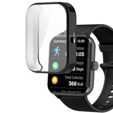 Imagem de smaate Capas de relógio compatíveis com Blackview R50PRO 4.7 cm Smart Watch, capa de TPU com protetor de tela, protegendo o corpo e a tela do relógio