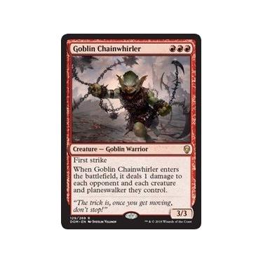 Imagem de Magic the Gathering: Goblin Chainwhirler - Dominaria
