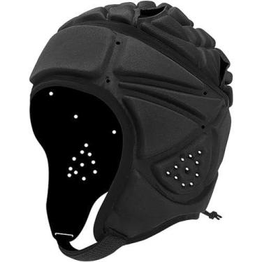 Imagem de Capacete acolchoado macio Bosgladek Rugby Headguard para adultos e cri