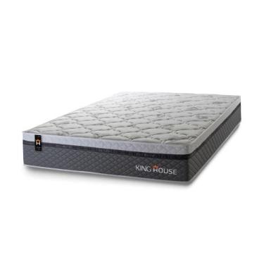 Imagem de Colchão King Size Benton 193x203x33 Cinza c/ Molas Ensacadas - King Ho