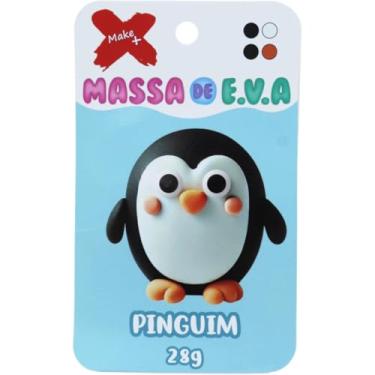 Imagem de Massa de Eva, Make+, Criativa, Pinguim, com 04 Cores, 28 g