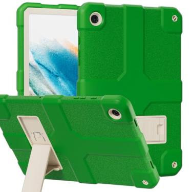 Imagem de Stweap Capa para Samsung Galaxy Tab A9+/A9 Plus 11 polegadas modelo 2024 (SM-X210/X216/X218), capa protetora resistente à prova de choque de alto impacto (verde escuro)