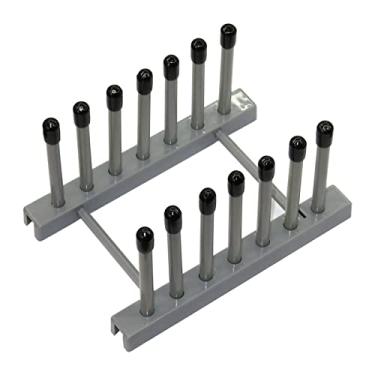 Imagem de Suporte para DVD CD Rack de armazenamento de discos de vinil, suporte para exibição de discos de 6 álbuns e suporte de vinil para álbum de 30,5 cm ou 17,8 cm 25,4 cm, perfeito para armazenamento de