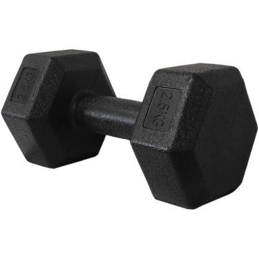 Imagem de Halter Dumbbell Pvc Sextavado - 2.5Kg - Rinoforce
