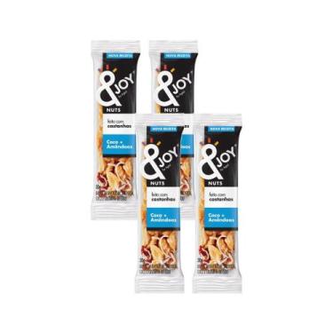 Imagem de Kit 2 Barra de Cereais &Joy Mixed Nuts Coco e Amêndoa Caixa com 2 Unid