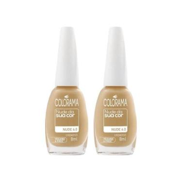 Imagem de Kit 2 Esmalte Colorama Nude Da Sua Cor 4.0 com 8ml