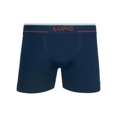 Imagem de Cueca Boxer Lupo 00733-004 Adulto Sem Costura Poliamida T. P/GG, P, 28