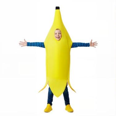 Imagem de Banana Costume Kids Boys Girls Halloween Toddler Kid Banana Fortnite Costume Peely Banana Outfit for Children