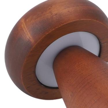 Imagem de Fafeicy Lâmpada de Cogumelo de Madeira, Controle de Toque USB Touch Control (Cor de nogueira)