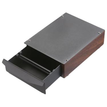 Imagem de IEUDNS Caixa de café expresso com alça, recipiente de despejo, gaveta de despejo de café doméstico, gaveta de despejo para de cafeteria