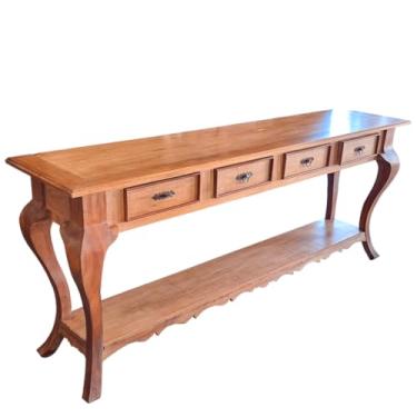 Imagem de Aparador com 4 Gavetas, 1 Prateleira e Pés Recortados em Demolição 2,20m