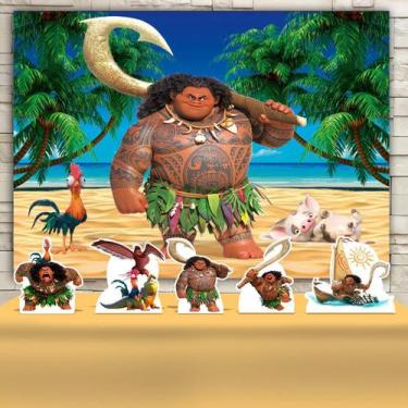Imagem de Kit Festa Rubi Maui Moana - IMPAKTO VISUAL