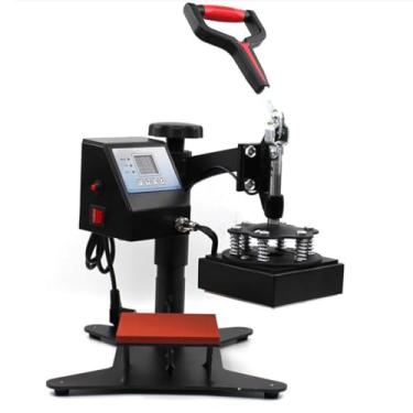 Imagem de HYZHANHONG Prensa de Sublimação Compacta 12cm*12cm Máquina de Calor Profissional Pequena para Presentes Personalizados, T-shirts, Patches e Muito Mais