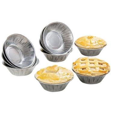 Imagem de Embalagem Alumínio Empada Média Com 100  100ml 8,5x5 - Wyda