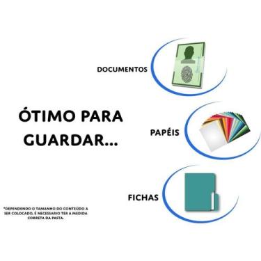 Imagem de Pasta Sanfonada Plastica Duplicata 31 Divisoes Cristal (7896644728683)