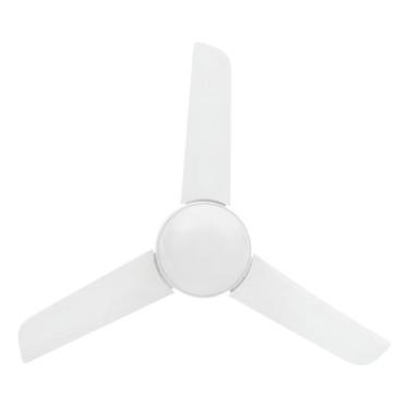 Imagem de Ventilador Teto Aliseu Alisclean Com Controle Parede Estrutura Branco 