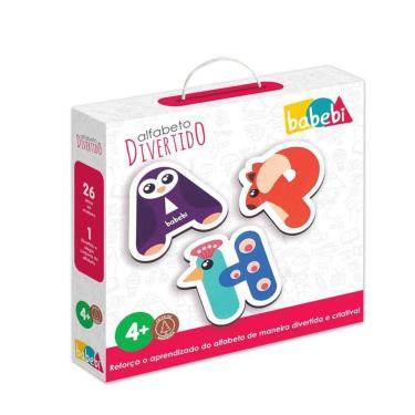 Imagem de Brinquedo Madeira Alfabeto Estimula Aprendizado