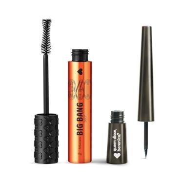 Imagem de Quem disse, Berenice? Kit Make dos Olhos: Máscara de Cílios Big Bang 360 + Delineador Líquido