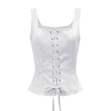 Imagem de Costume Century Star Floral Corset Top Renaissance para mulheres