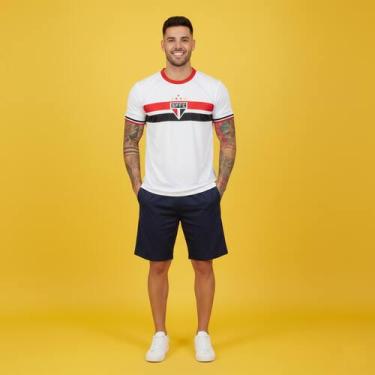 Imagem de Camisa Camiseta São Paulo FC Masculina Stencil Oficial Licenciada - Br