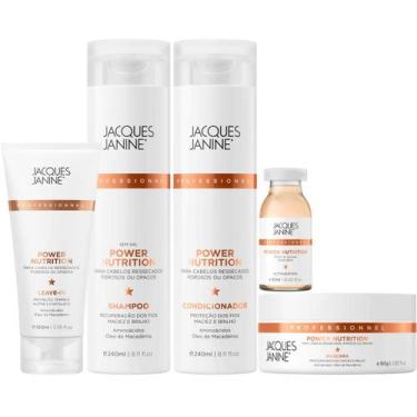 Imagem de Kit Jacques Janine Power Nutrition Shampoo + Condicionador 240ml Másca