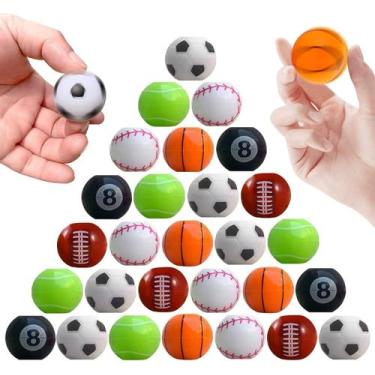Imagem de Brinquedos Fidget Spinners Sports Balls, 32 unidades para crianças de 