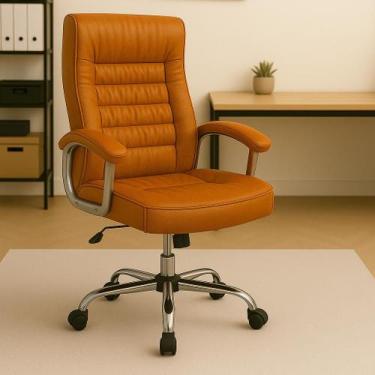 Imagem de Cadeira De Escritório Presidente Couro Big Office Monique - Lar Textil